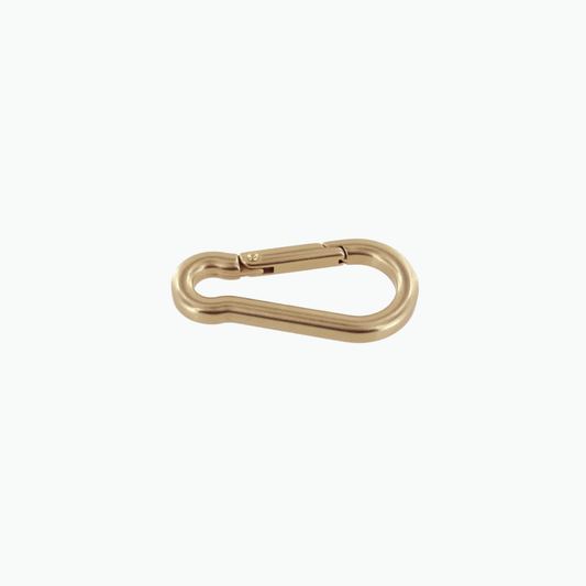 Brass Carabiner for horse lick mat